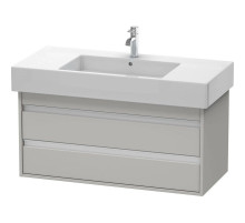 Тумба бетонно-серый матовый 100 см Duravit Ketho KT664100707
