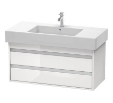 Тумба белый глянец 100 см Duravit Ketho KT664102222