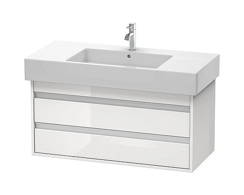 Купить Тумба белый глянец 100 см Duravit Ketho KT664102222 в магазине сантехники Santeh-Crystal.ru
