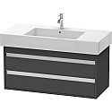 Тумба графит матовый 100 см Duravit Ketho KT664104949