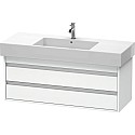 Тумба белый матовый 120 см Duravit Ketho KT664201818