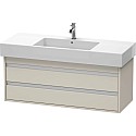 Тумба тауп матовый 120 см Duravit Ketho KT664209191