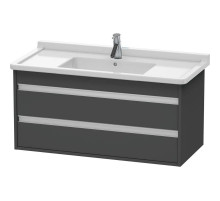 Тумба графит матовый 100 см Duravit Ketho KT664504949