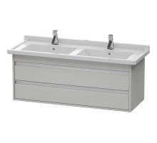 Тумба бетонно-серый матовый 120 см Duravit Ketho KT664600707