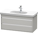 Тумба бетонно-серый матовый 100 см Duravit Ketho KT664800707