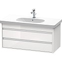 Тумба белый глянец 100 см Duravit Ketho KT664802222