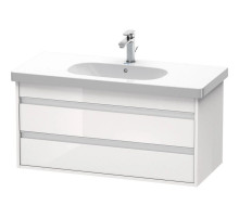 Тумба белый глянец 100 см Duravit Ketho KT664802222