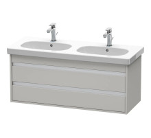 Тумба бетонно-серый матовый 115 см Duravit Ketho KT664900707