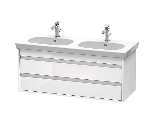 Купить Тумба белый глянец 115 см Duravit Ketho KT664902222 в магазине сантехники Santeh-Crystal.ru