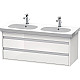 Купить Тумба белый глянец 115 см Duravit Ketho KT664902222 в магазине сантехники Santeh-Crystal.ru