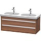 Купить Тумба орех 115 см Duravit Ketho KT664907979 в магазине сантехники Santeh-Crystal.ru