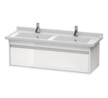 Тумба белый глянец 120 см Duravit Ketho KT666602222