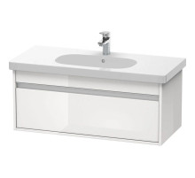 Тумба белый глянец 100 см Duravit Ketho KT666802222