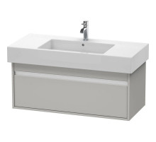Тумба бетонно-серый матовый 100 см Duravit Ketho KT669100707