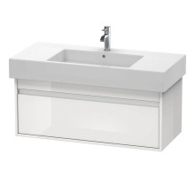 Тумба белый глянец 100 см Duravit Ketho KT669102222