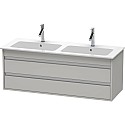 Тумба бетонно-серый матовый 127 см Duravit Ketho KT643200707