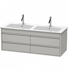 Тумба бетонно-серый матовый 127 см Duravit Ketho KT643300707