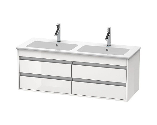 Купить Тумба белый глянец 127 см Duravit Ketho KT643302222 в магазине сантехники Santeh-Crystal.ru