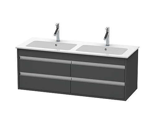 Купить Тумба графит матовый 127 см Duravit Ketho KT643304949 в магазине сантехники Santeh-Crystal.ru