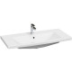 Приобрести Тумба с раковиной белый глянец 100 см Bellezza Андрэа 4639017110011 + 5902115715297 в магазине сантехники Santeh-Crystal.ru