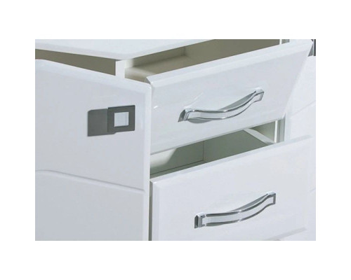 Купить Тумба с раковиной белый глянец 106 см Bellezza Джулия 4631218000016 + 4620008197388 в магазине сантехники Santeh-Crystal.ru