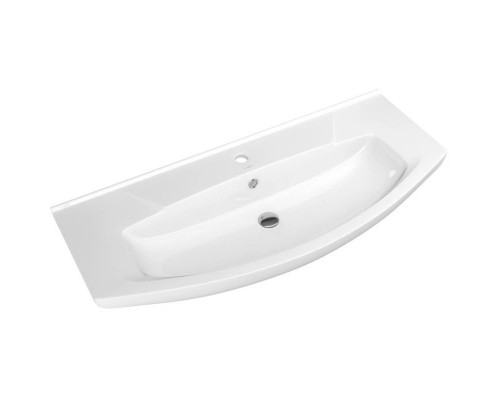 Купить Тумба с раковиной белый глянец 106 см Bellezza Джулия 4631218000016 + 4620008197388 в магазине сантехники Santeh-Crystal.ru