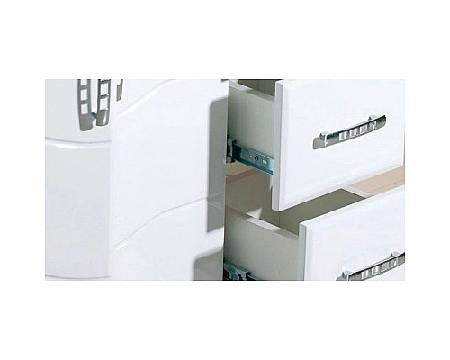 Заказать Тумба с раковиной белый глянец 106 см Bellezza Дрея 4631318000015 + 4620008197388 в магазине сантехники Santeh-Crystal.ru