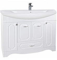 Тумба с раковиной белый глянец 106,5 см Bellezza Кантри 4639918000015 + 4620008197340