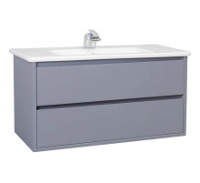 Тумба с раковиной серебро 100,4 см Bellezza Лоренцо 4639117270363 + 4660018641235