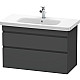 Купить Тумба графит матовый 93 см Duravit DuraStyle DS648204949 в магазине сантехники Santeh-Crystal.ru