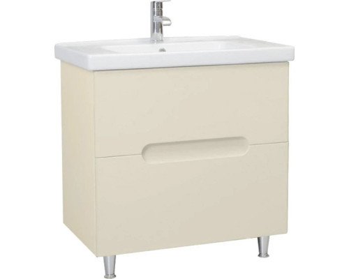 Заказать Тумба с раковиной бежевый глянец 100 см Bellezza Андрэа 4639017110073 + 5902115715297 в магазине сантехники Santeh-Crystal.ru