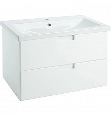 Тумба с раковиной белый глянец 100 см Bellezza Пегас 4630417270015 + 5902115715297