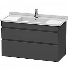 Тумба графит матовый 100 см Duravit DuraStyle DS648904949