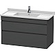 Купить Тумба графит матовый 100 см Duravit DuraStyle DS648904949 в магазине сантехники Santeh-Crystal.ru