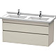 Купить Тумба тауп матовый 120 см Duravit DuraStyle DS649009191 в магазине сантехники Santeh-Crystal.ru