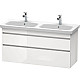 Купить Тумба белый глянец 123 см Duravit DuraStyle DS649802222 в магазине сантехники Santeh-Crystal.ru