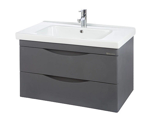 Заказать Тумба с раковиной серебро 100,5 см Bellezza Санриса 4630117270360 + 4660018641259 в магазине сантехники Santeh-Crystal.ru