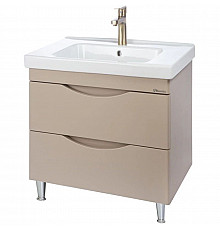 Тумба с раковиной капучино 100,5 см Bellezza Санриса 4630117110451  + 4660018641259