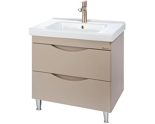 Приобрести Тумба с раковиной капучино 100,5 см Bellezza Санриса 4630117110451  + 4660018641259 в магазине сантехники Santeh-Crystal.ru
