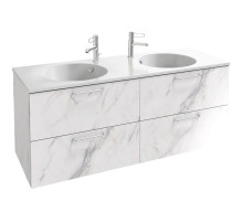 Тумба белый мрамор 140 см Jacob Delafon Odeon Rive Gauche EB2526-R5-NR4
