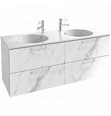 Тумба белый мрамор 140 см Jacob Delafon Odeon Rive Gauche EB2526-R5-NR4