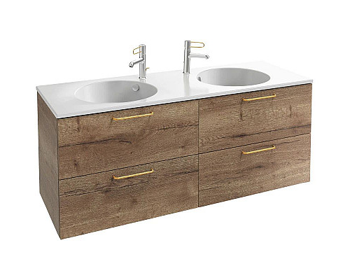 Приобрести Тумба дуб табак 140 см Jacob Delafon Odeon Rive Gauche EB2526-R8-E52 в магазине сантехники Santeh-Crystal.ru