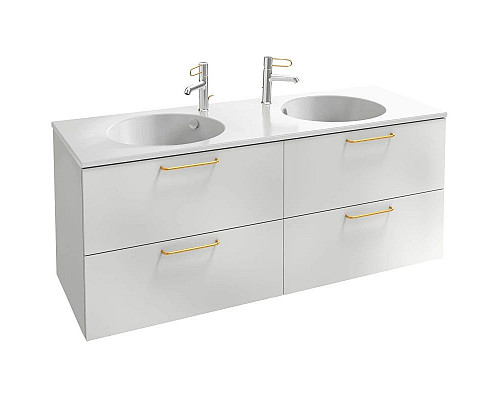 Купить Тумба белый матовый 140 см Jacob Delafon Odeon Rive Gauche EB2526-R8-M49 в магазине сантехники Santeh-Crystal.ru