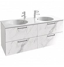 Тумба белый мрамор 140 см Jacob Delafon Odeon Rive Gauche EB2526-R9-NR4