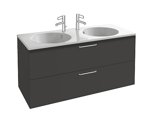 Приобрести Тумба серый антрацит матовый 120 см Jacob Delafon Odeon Rive Gauche EB2525-R5-M53 в магазине сантехники Santeh-Crystal.ru