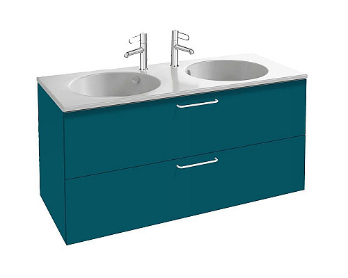 Заказать Тумба сине-зеленый матовый 120 см Jacob Delafon Odeon Rive Gauche EB2525-R6-M85 в магазине сантехники Santeh-Crystal.ru
