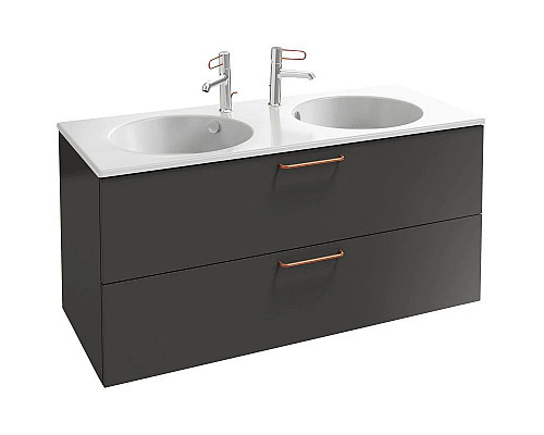 Купить Тумба серый антрацит 120 см Jacob Delafon Odeon Rive Gauche EB2525-R7-N14 в магазине сантехники Santeh-Crystal.ru