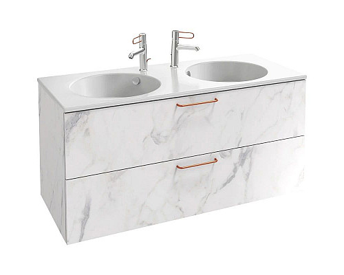 Заказать Тумба белый мрамор 120 см Jacob Delafon Odeon Rive Gauche EB2525-R7-NR4 в магазине сантехники Santeh-Crystal.ru
