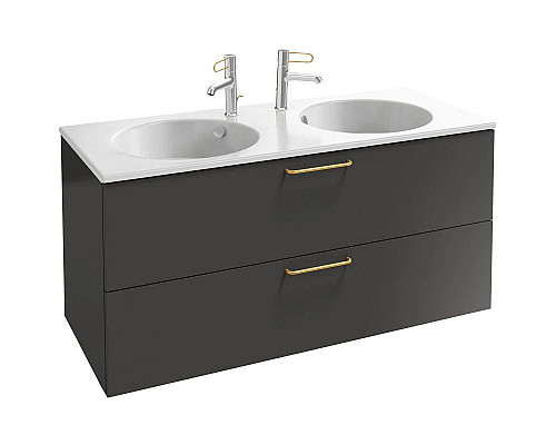 Приобрести Тумба серый антрацит 120 см Jacob Delafon Odeon Rive Gauche EB2525-R8-N14 в магазине сантехники Santeh-Crystal.ru