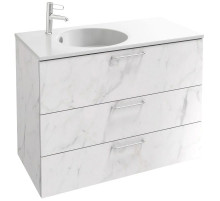 Тумба белый мрамор 100 см Jacob Delafon Odeon Rive Gauche EB2534-R5-NR4